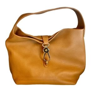 Dooney & Bourke Hobo - Pebble Logo Lock Large Sac